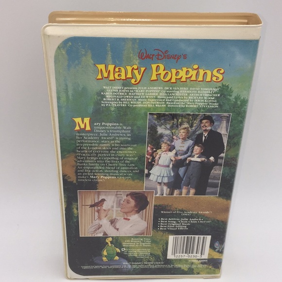 Walt Disney’s Mary Poppins VHS Home Video 023 - Picture 3 of 12
